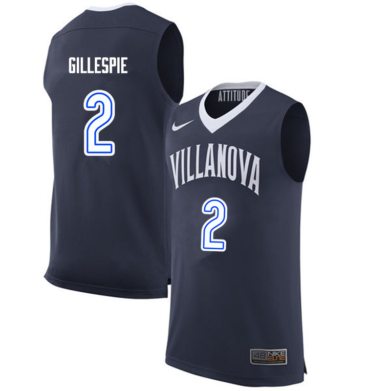 Men #2 Collin Gillespie Villanova Wildcats College Basketball Jerseys Sale-Blue - Click Image to Close